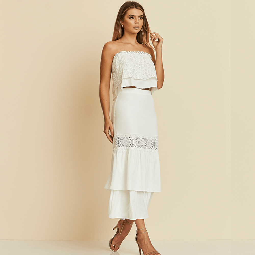 saia off white midi