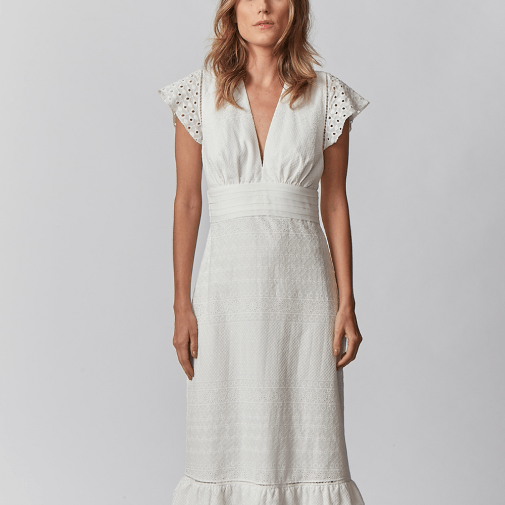 vestido white off