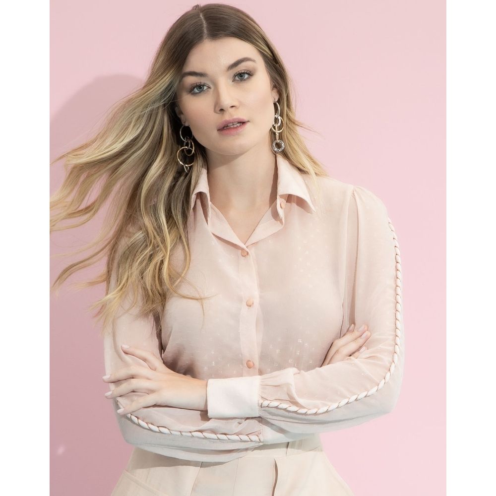 camisa com transparencia