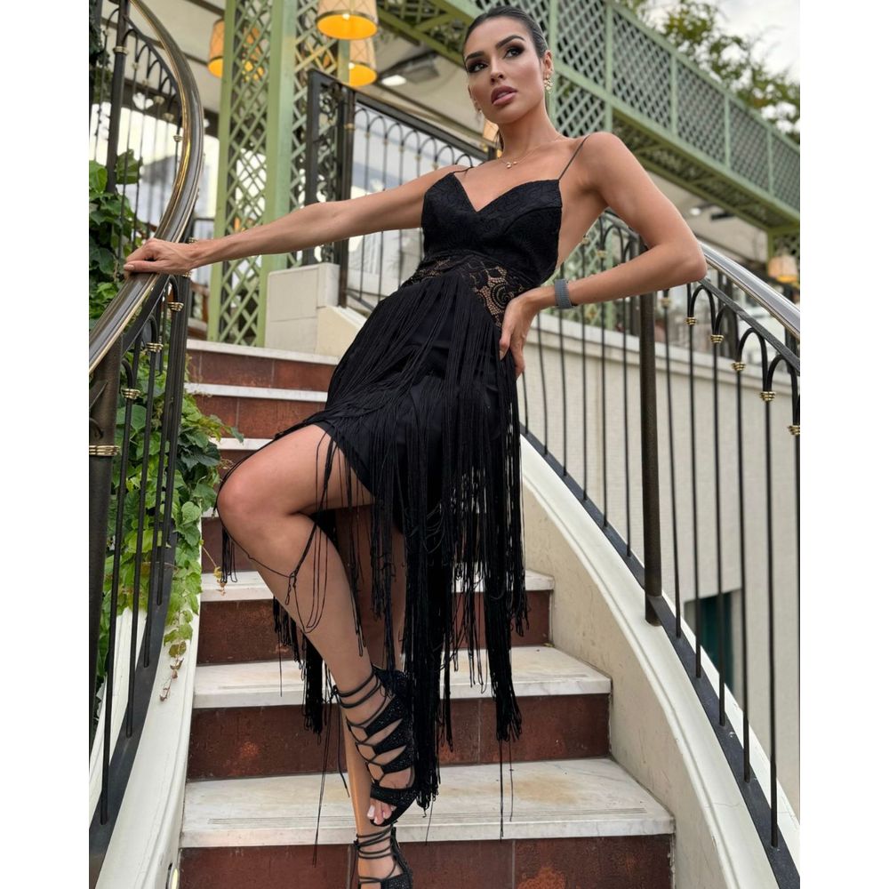 Dress Vestido Cajuada Vestido Curto Cajuada Vestido Farm Curto