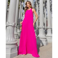 Vestido-Satin-Fluid