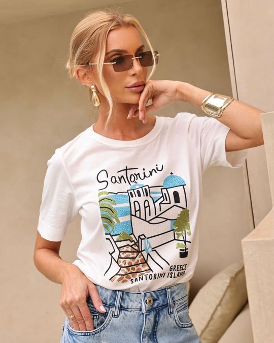 T-Shirt-Santorini