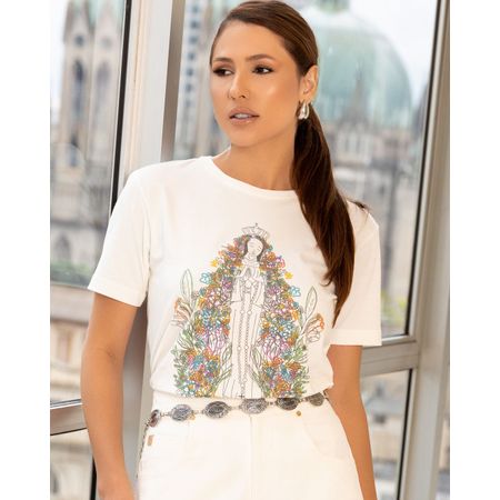 T-Shirt-Santa-Flowers