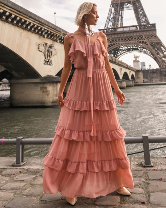 Vestido-Ruffles