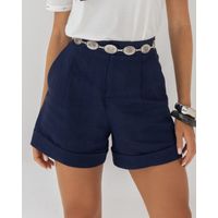 Short-Linho-Barra-Italiana