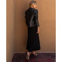 Saia-Tricot-Plisse-Lurex