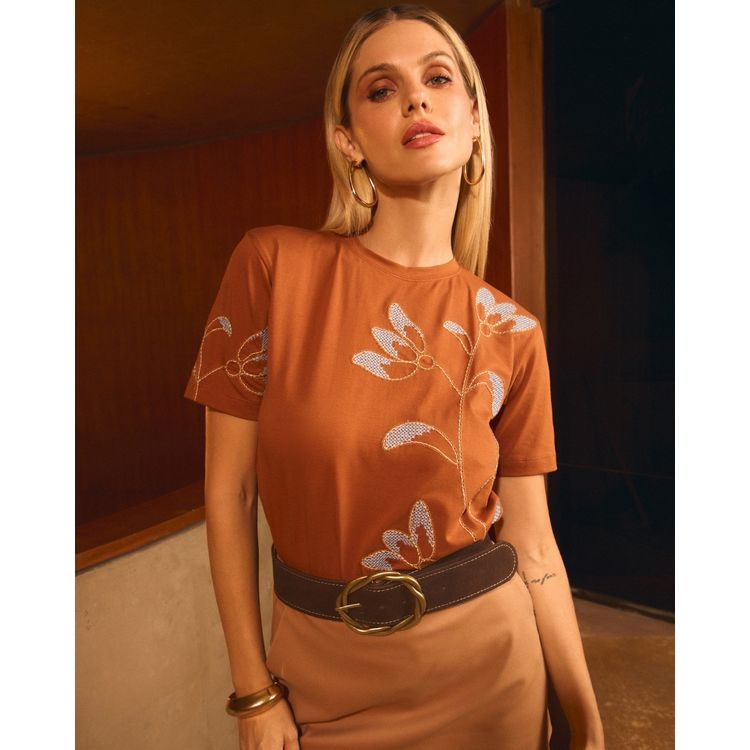 T-Shirt-Bordada-Foliage