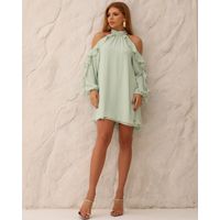 Vestido-Fluid-Mangas-Babados