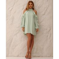 Vestido-Fluid-Mangas-Babados