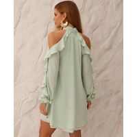 Vestido-Fluid-Mangas-Babados